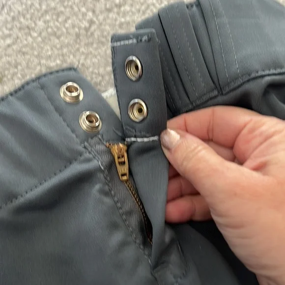 CHAMPRO Girls Gray Softball Pants, Size Large - Picture 7 of 7